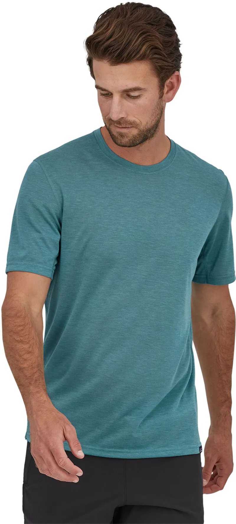 Patagonia Mens Cap Cool Trail Shirt - Abalone Blue-3