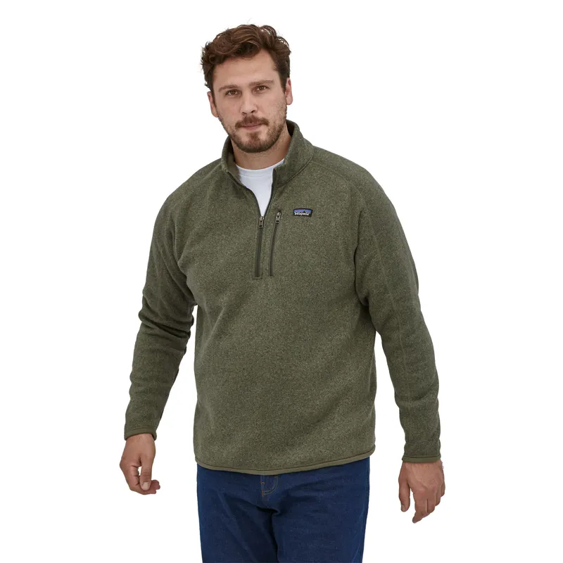 Patagonia Mens Better Sweater 1/4 Zip Fleece - Industrial Green-4