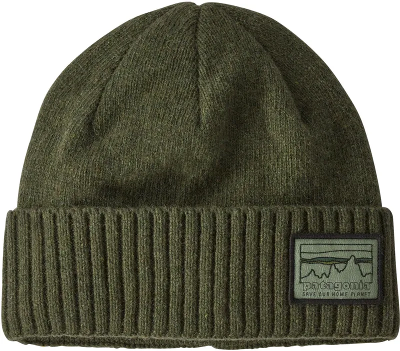 Patagonia Brodeo Beanie - 73 Skyline: Industrial Green