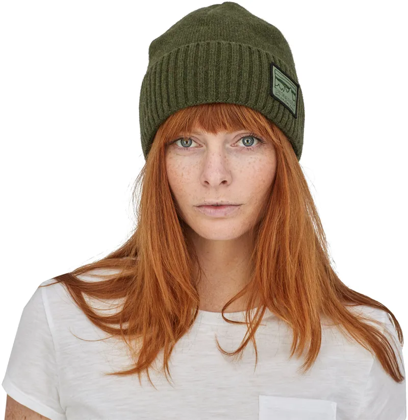 Patagonia Brodeo Beanie - 73 Skyline: Industrial Green-1