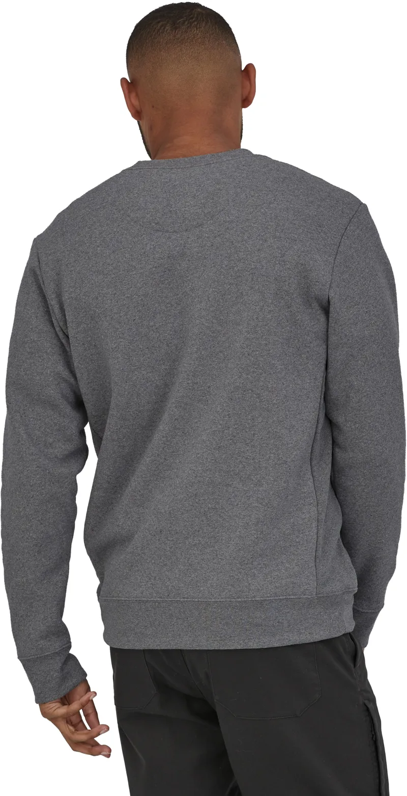 Patagonia Mens P-6 Label Uprisal Crew Sweatshirt - Gravel Heather-1