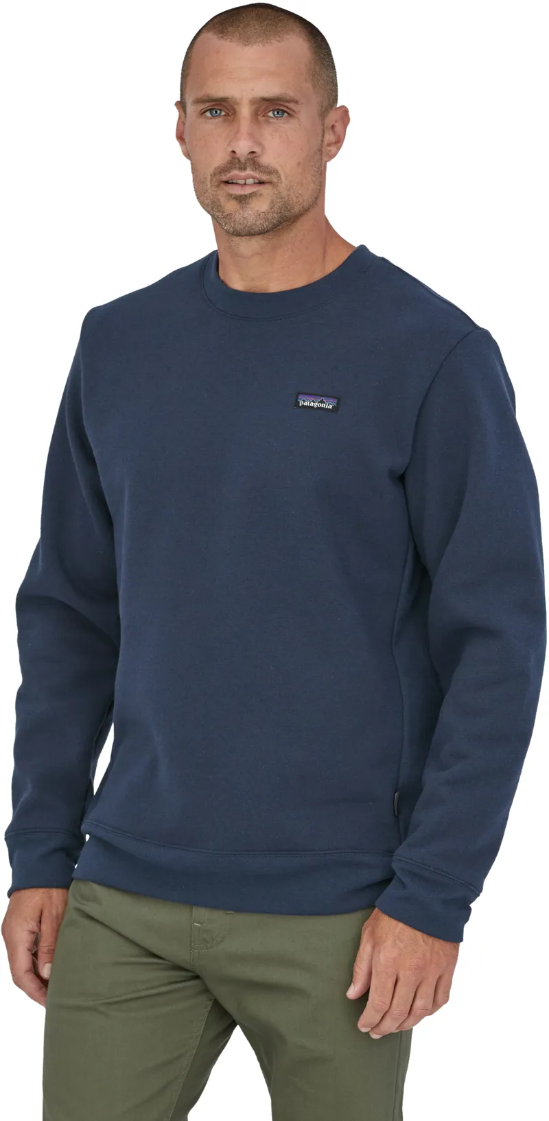 Patagonia Mens P-6 Label Uprisal Crew Sweatshirt - New Navy-4