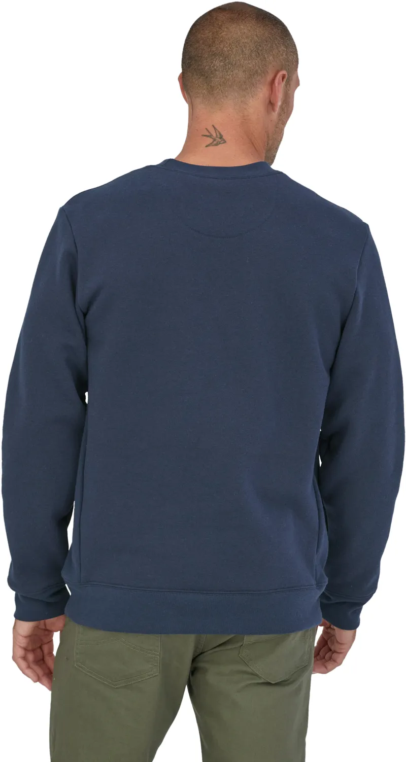 Patagonia Mens P-6 Label Uprisal Crew Sweatshirt - New Navy-5