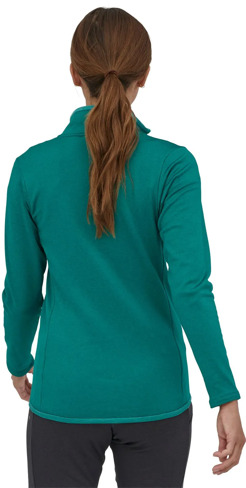 Patagonia Womens R1 Daily Jacket - Borealis Green-Light Borealis Green X-Dye-2