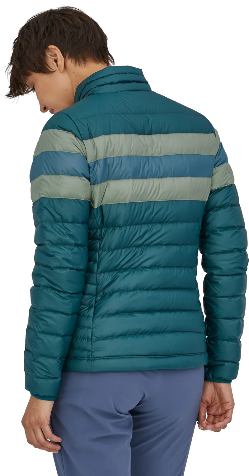 Patagonia Womens Down Sweater Jacket - Dark Borealis Green-2