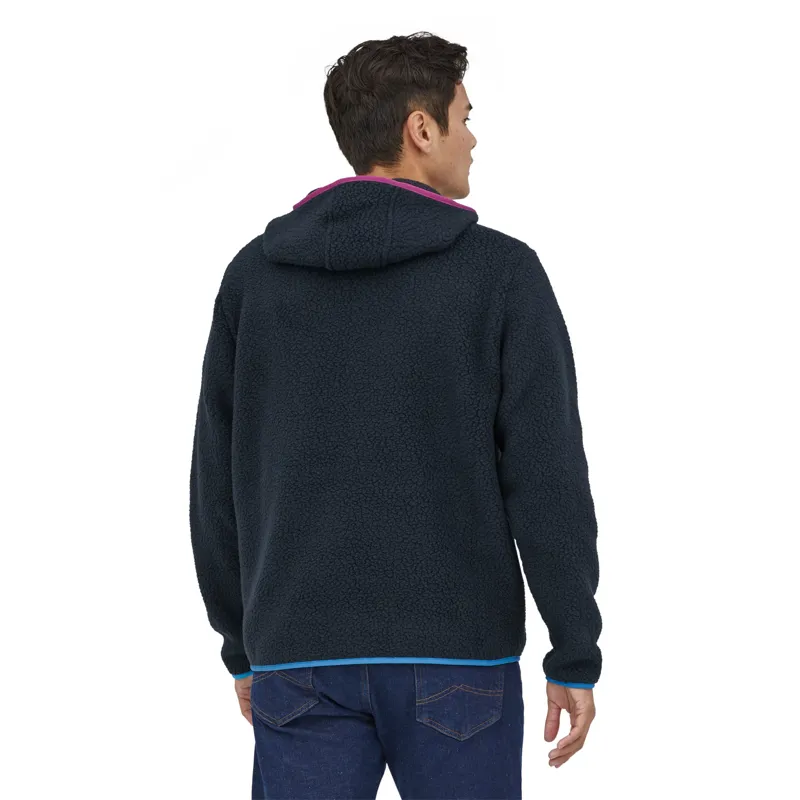 Patagonia Mens Retro Pile Pull Over Fleece - Pitch Blue-2