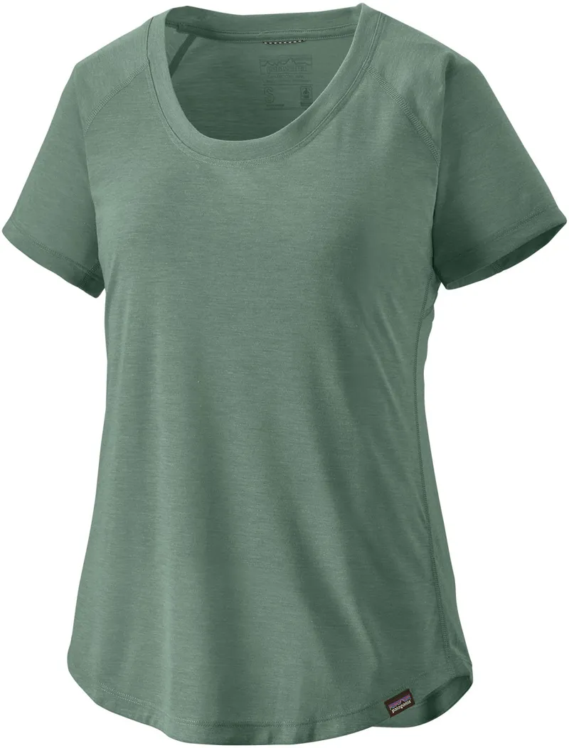 Patagonia Womens Cap Cool Trail Shirt - Hemlock Green