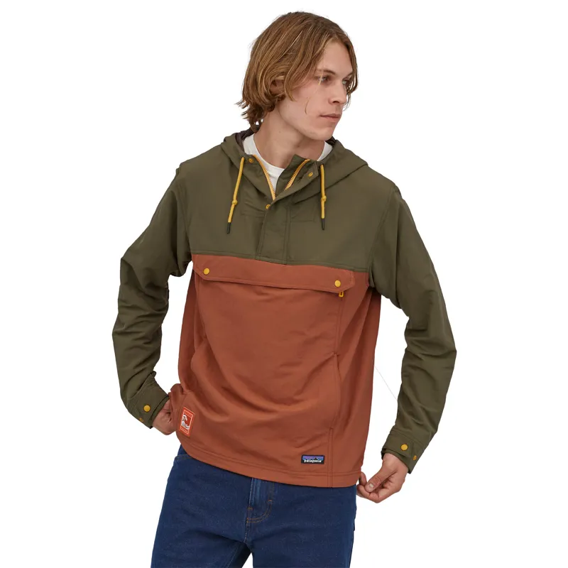 Patagonia Mens Isthmus Anorak - GPIW Patch-Sisu Brown-1