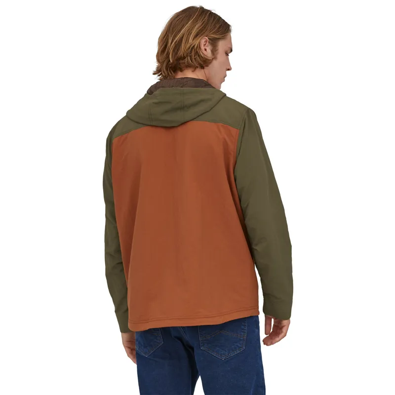 Patagonia Mens Isthmus Anorak - GPIW Patch-Sisu Brown-2