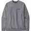 Patagonia Unisex Fitz Roy Icon Uprisal Crew Sweatshirt - Gravel Heather