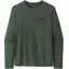 Patagonia Mens Long Sleeved Cap Cool Daily Graphic Shirt - 73 Skyline-Pinyon Green X-Dye