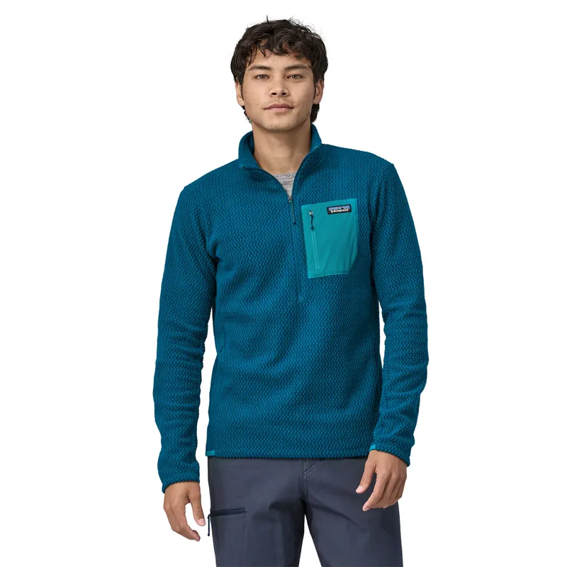 Patagonia Mens R1 Air Zip Neck - Lagom Blue-1