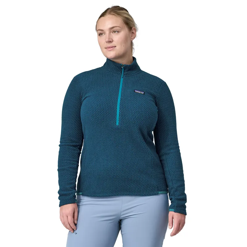 Patagonia Womens R1 Air Zip Neck Fleece - Lagom Blue-1