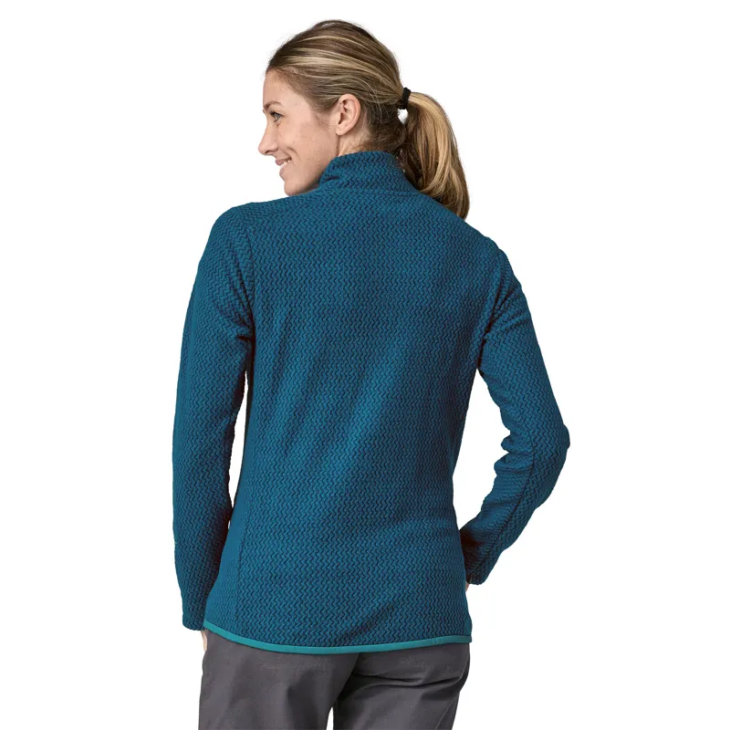 Patagonia Womens R1 Air Zip Neck Fleece - Lagom Blue-4