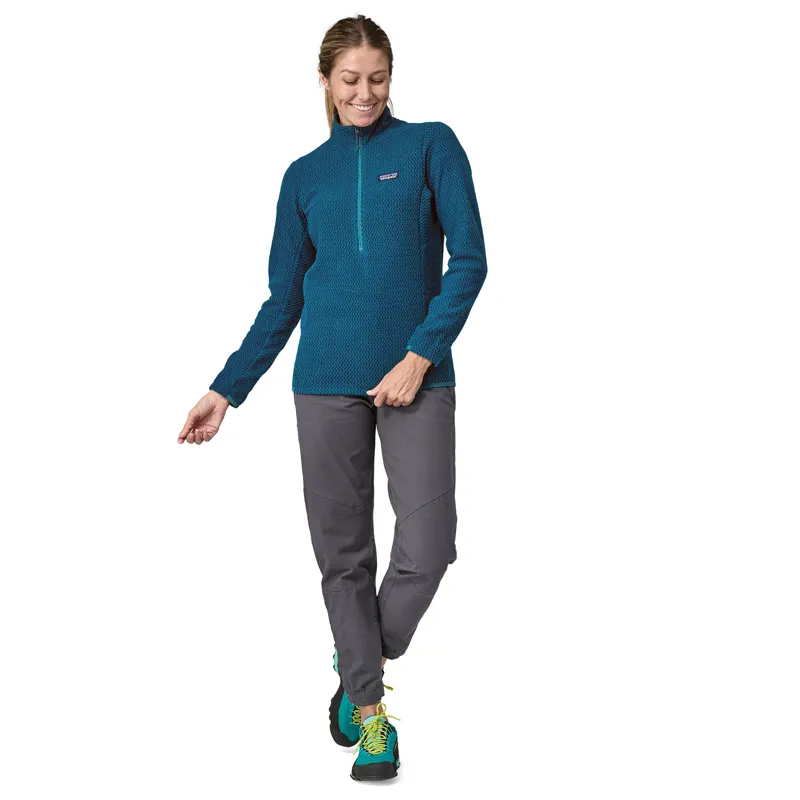 Patagonia Womens R1 Air Zip Neck Fleece - Lagom Blue-5