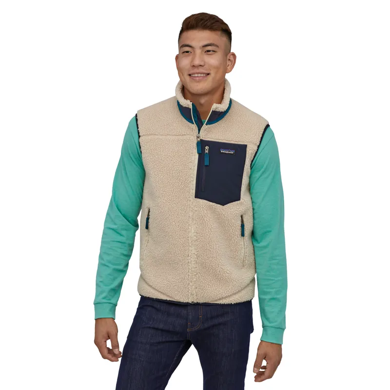 Patagonia Mens Classic Retro-X Vest - Natural-1