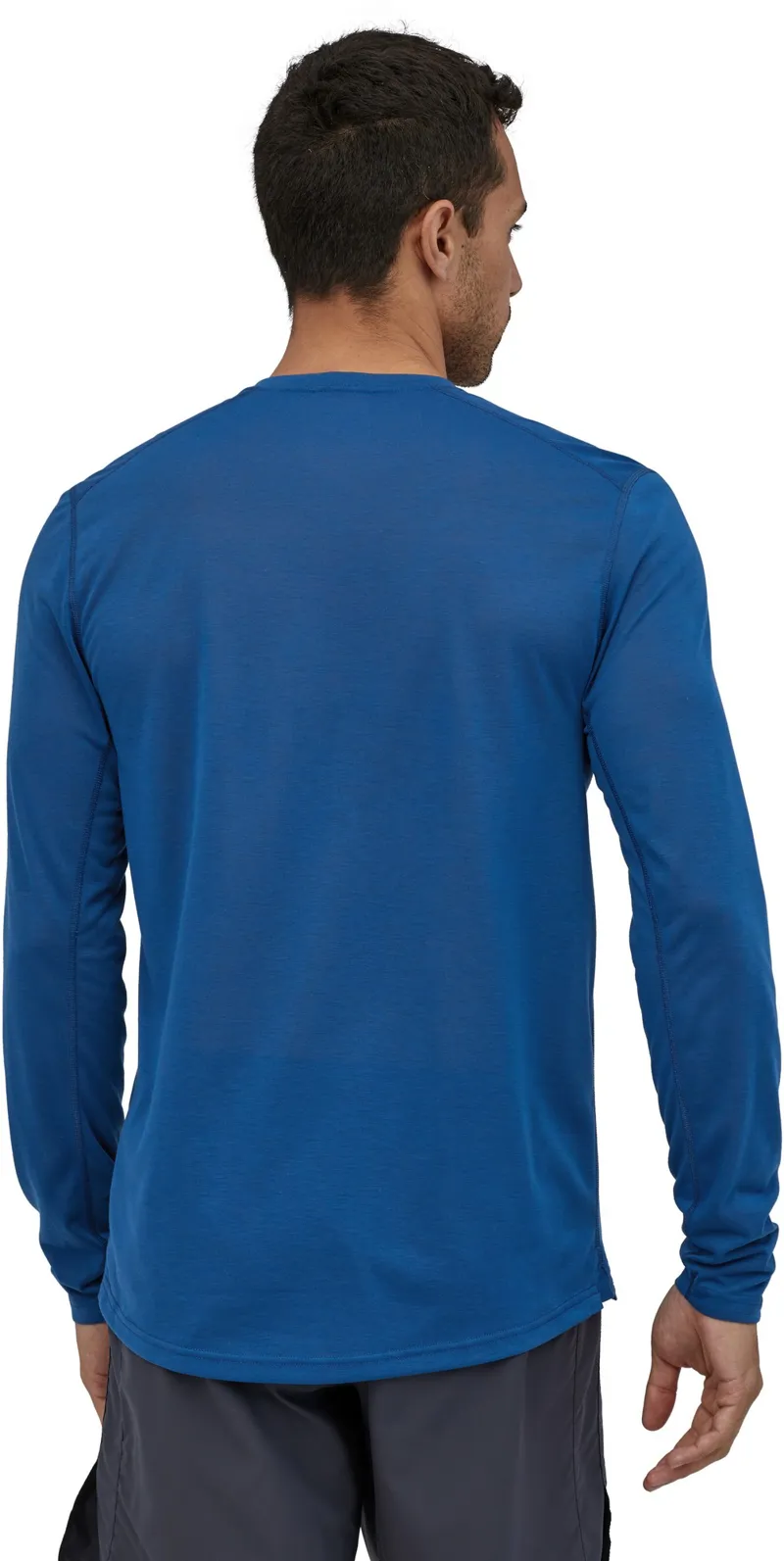 Patagonia Mens LS Capilene Cool Trail Shirt - Superior Blue