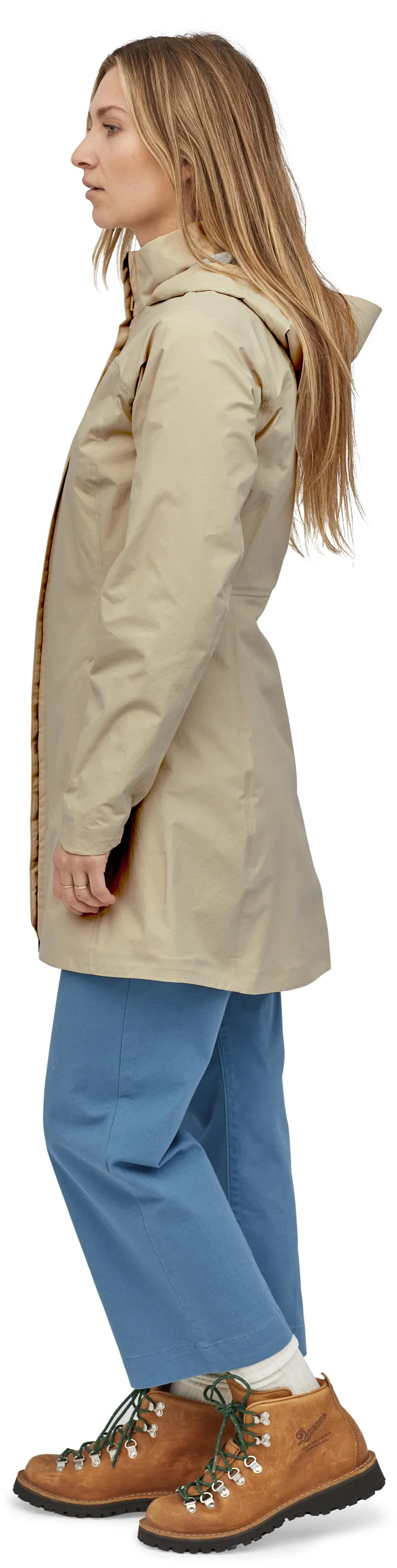 Patagonia Womens Torrentshell 3L City Coat - Pumice-6