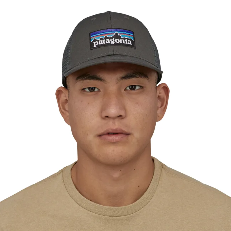 Patagonia P-6 Logo LoPro Trucker Hat - Forge Grey-2