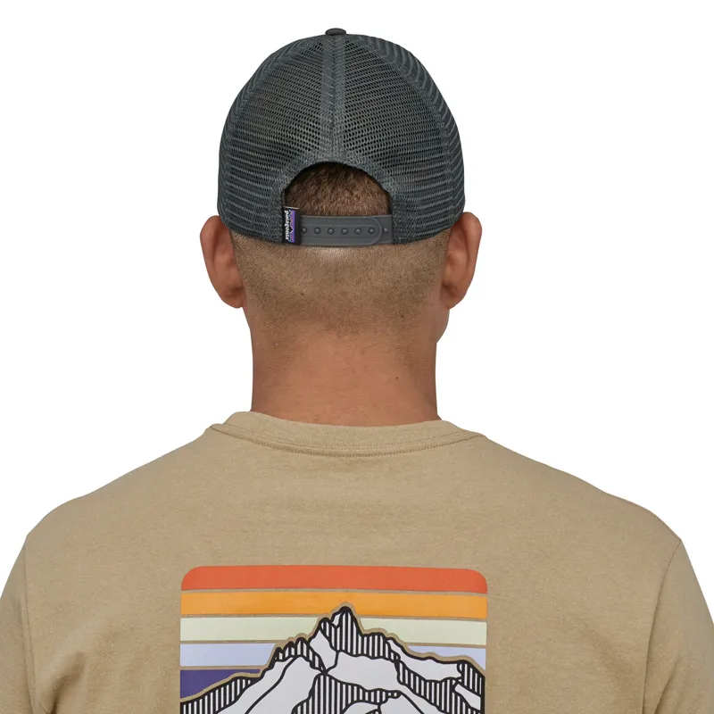 Patagonia P-6 Logo LoPro Trucker Hat - Forge Grey-4