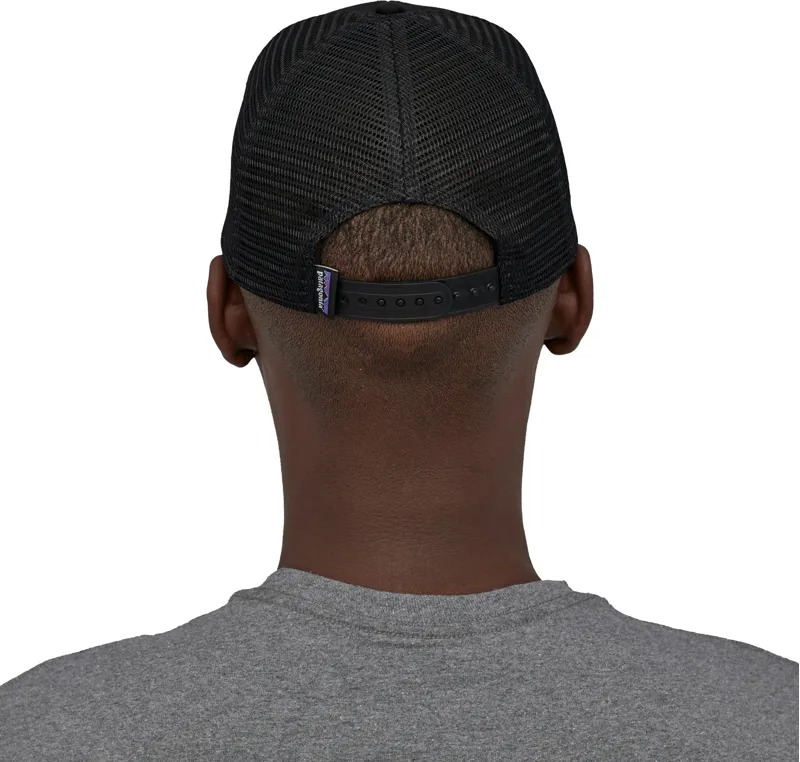 Patagonia P-6 Logo Trucker Hat - Black-4