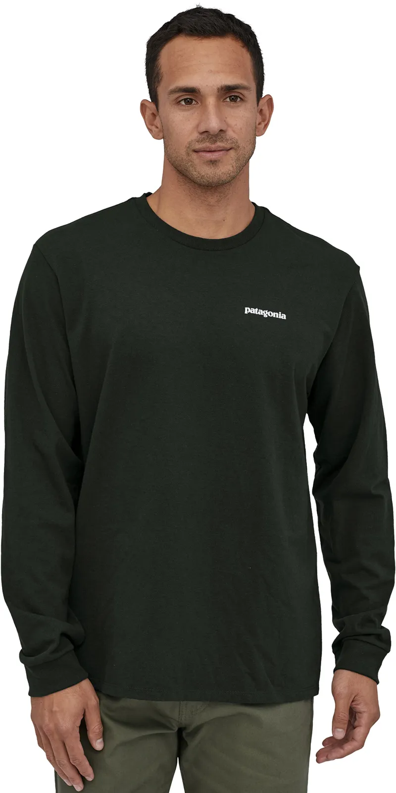 Patagonia Mens LS P-6 Logo Responsibili-Tee - Kelp Forest-1