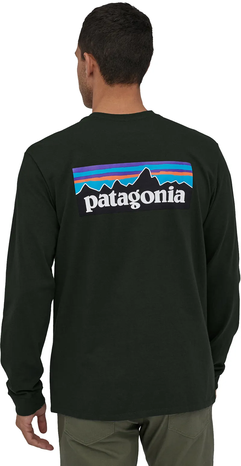 Patagonia Mens LS P-6 Logo Responsibili-Tee - Kelp Forest-2