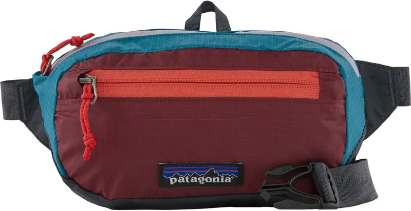 Patagonia Ultralight Black Hole Mini Hip Pack - Patchwork: Roamer Red