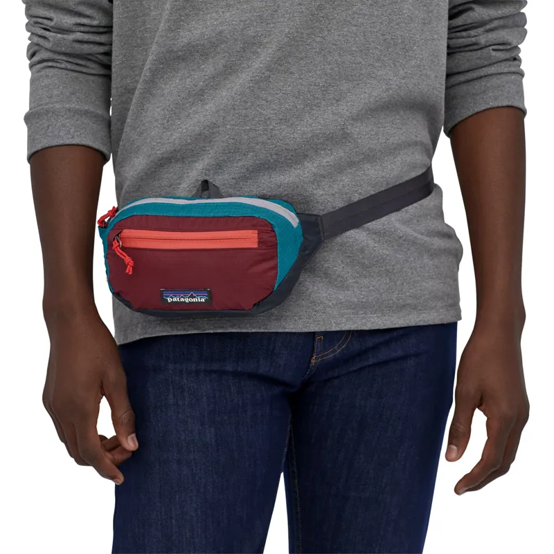 Patagonia Ultralight Black Hole Mini Hip Pack - Patchwork: Roamer Red-1