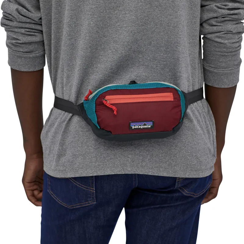 Patagonia Ultralight Black Hole Mini Hip Pack - Patchwork: Roamer Red-2