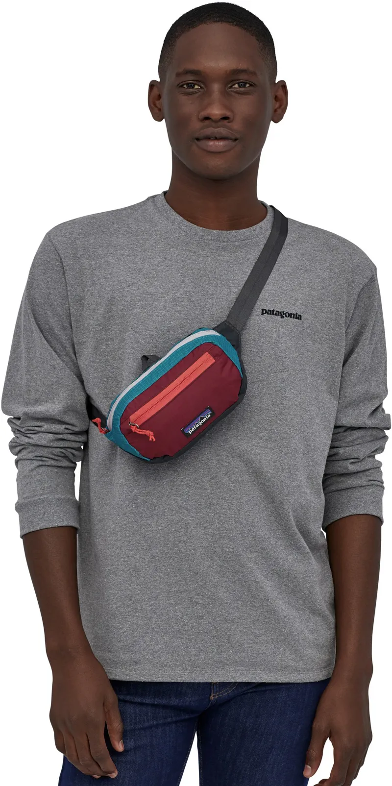 Patagonia Ultralight Black Hole Mini Hip Pack - Patchwork: Roamer Red-3