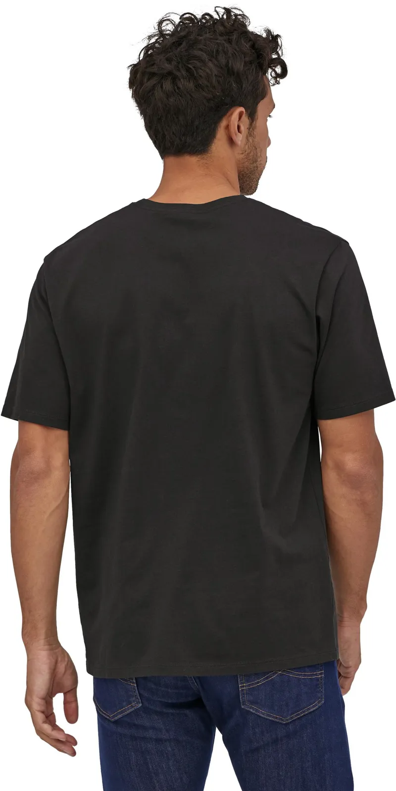 Patagonia Mens Back For Good Organic T-Shirt - Black-Bear-2
