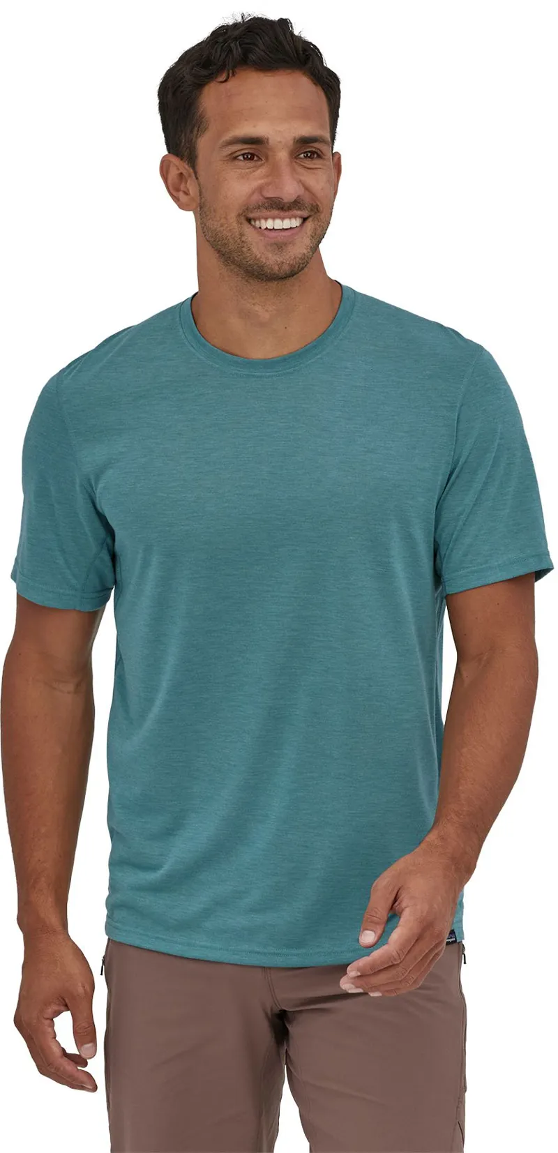 Patagonia Mens Cap Cool Trail Shirt - Abalone Blue-2