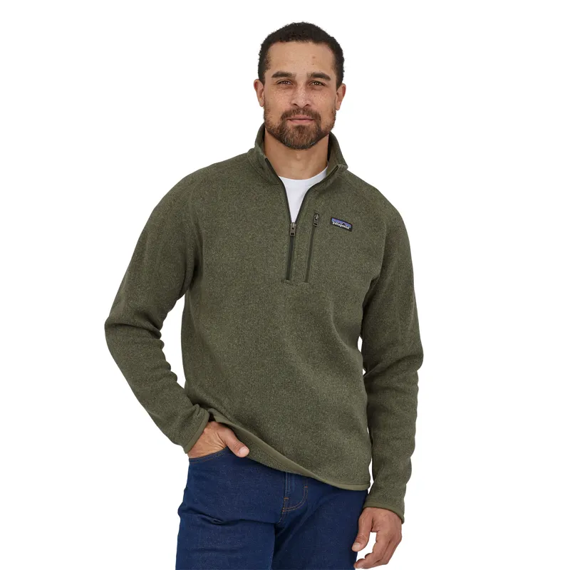 Patagonia Mens Better Sweater 1/4 Zip Fleece - Industrial Green-6