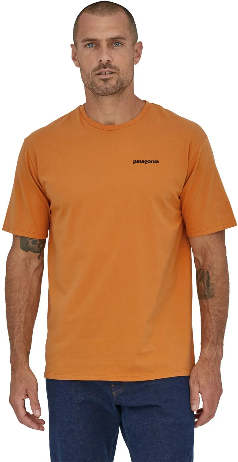 Patagonia Mens P-6 Mission Organic T-Shirt - Cloudberry Orange-1