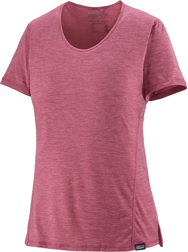 Patagonia Womens Cap Cool Lightweight Shirt - Star Pink-Light Star Pink X-Dye