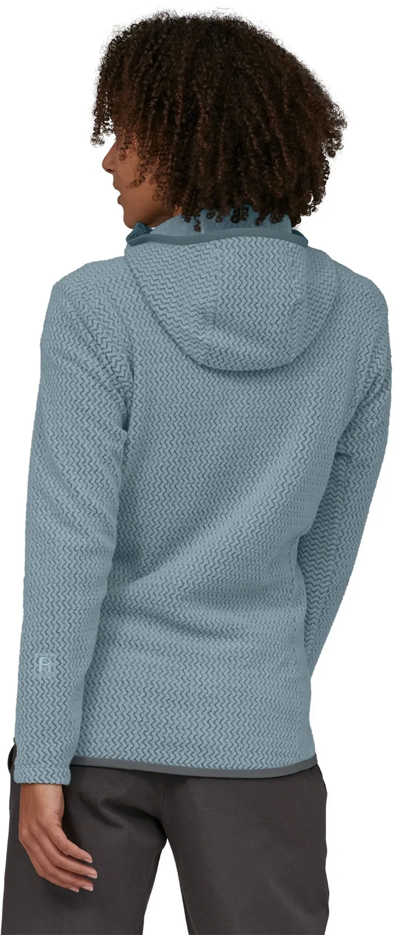 Patagonia Womens R1 Air Full-Zip Hoody - Steam Blue-2