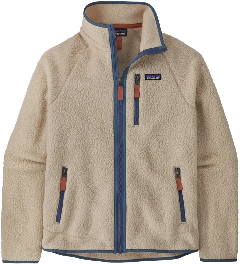 Patagonia Mens Retro Pile Jacket - Natural-Utility Blue