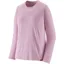 Patagonia Womens Long Sleeved Cap Cool Daily Shirt - Milkweed Mauve-Light Milkweed Mauve X-Dye