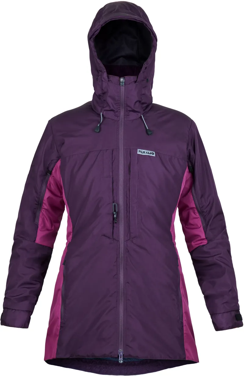 Paramo Womens Alta III Jacket - Elderberry-Foxglove Trim