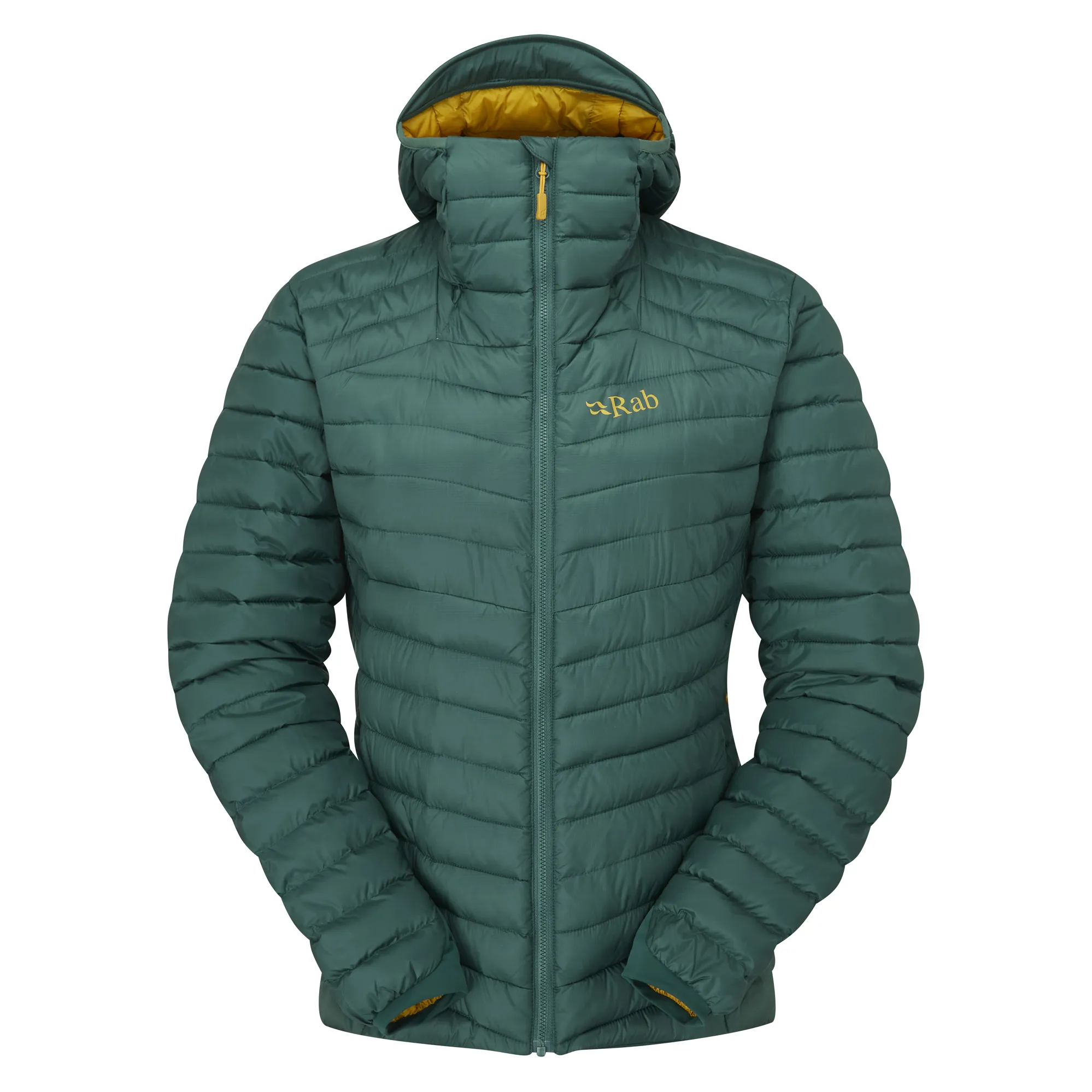 Rab Womens Cirrus Alpine Jacket Green Slate