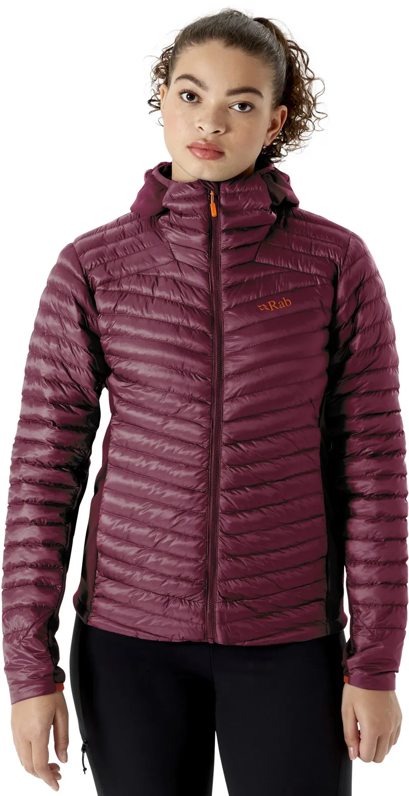 Rab Womens Cirrus Flex 2.0 Hoody - Deep Heather-1