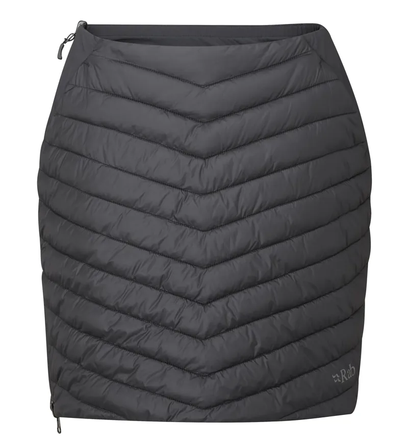 Rab Womens Cirrus Skirt - Black-Graphene