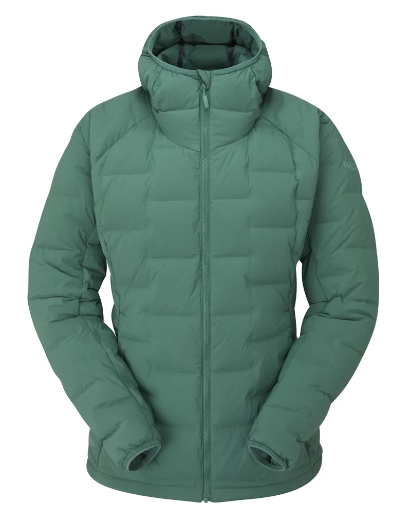 Rab Womens Cubit Stretch Down Hoody - Green Slate