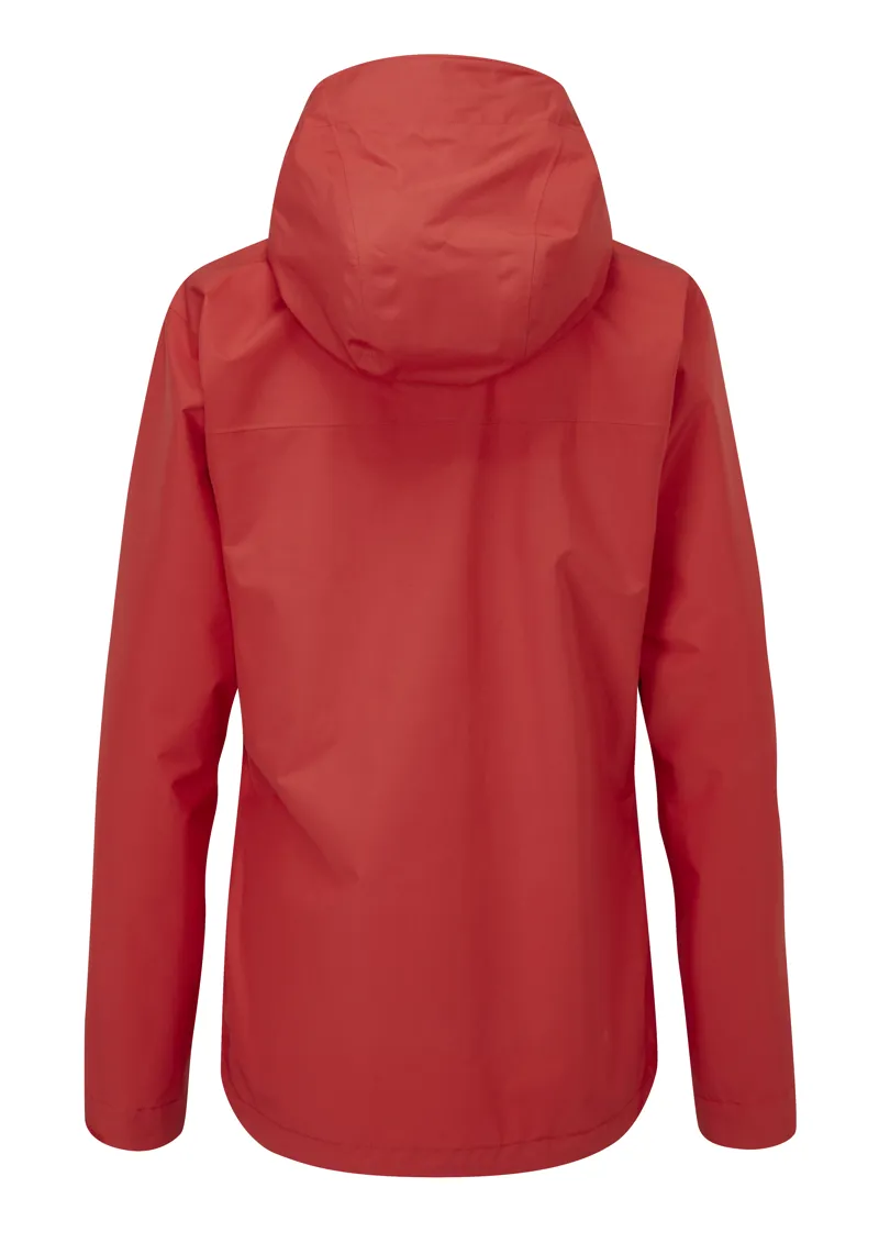 Rab Womens Downpour Eco Jacket - Ascent Red -4