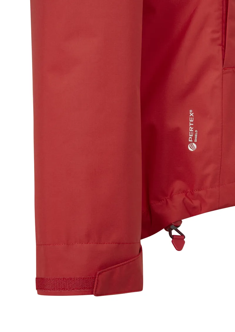 Rab Womens Downpour Eco Jacket - Ascent Red -3
