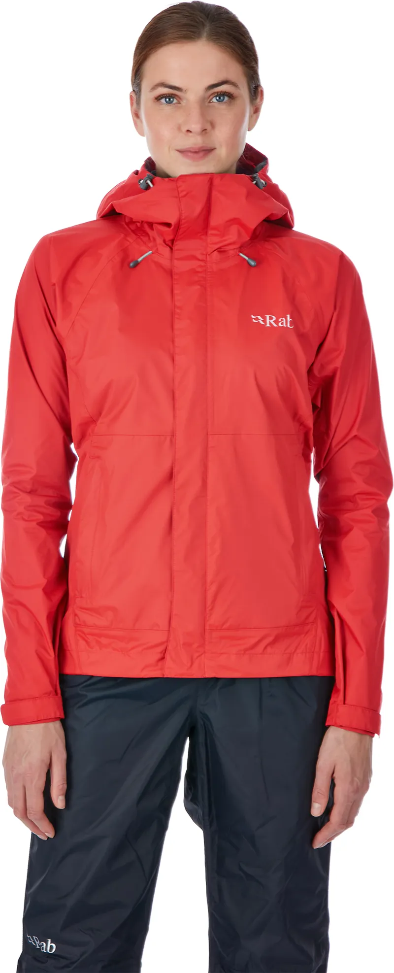 Rab Womens Downpour Jacket - Geranium-2