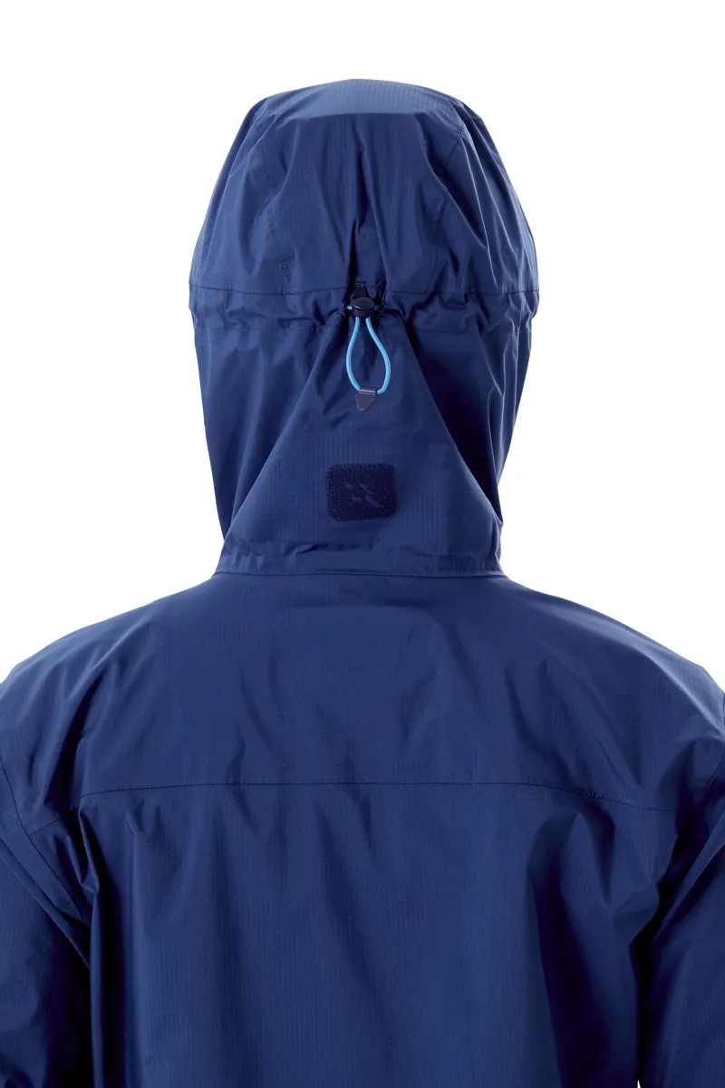 Rab Womens Downpour Plus 2.0 Jacket - Nightfall Blue-4