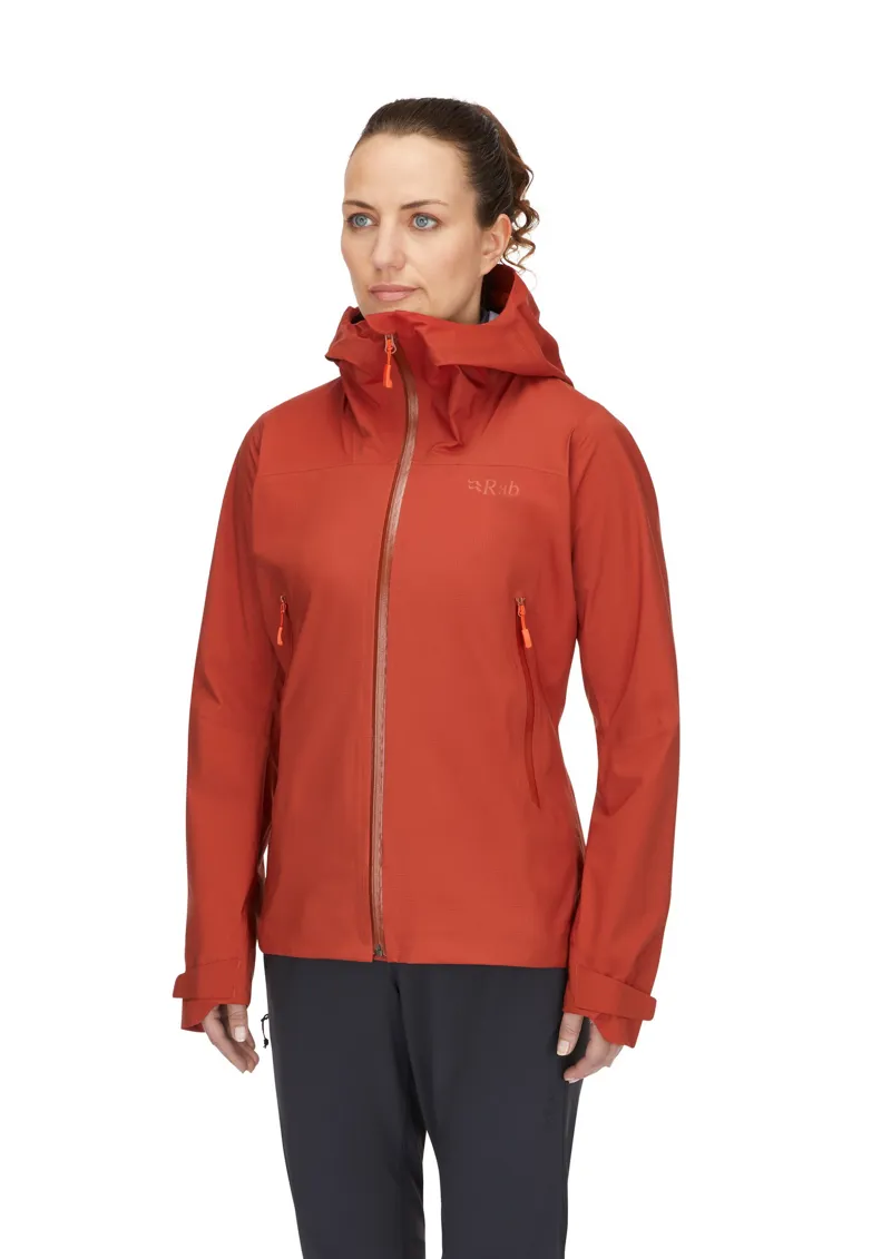 Rab Womens Firewall Light Jacket - Tuscan Red-3