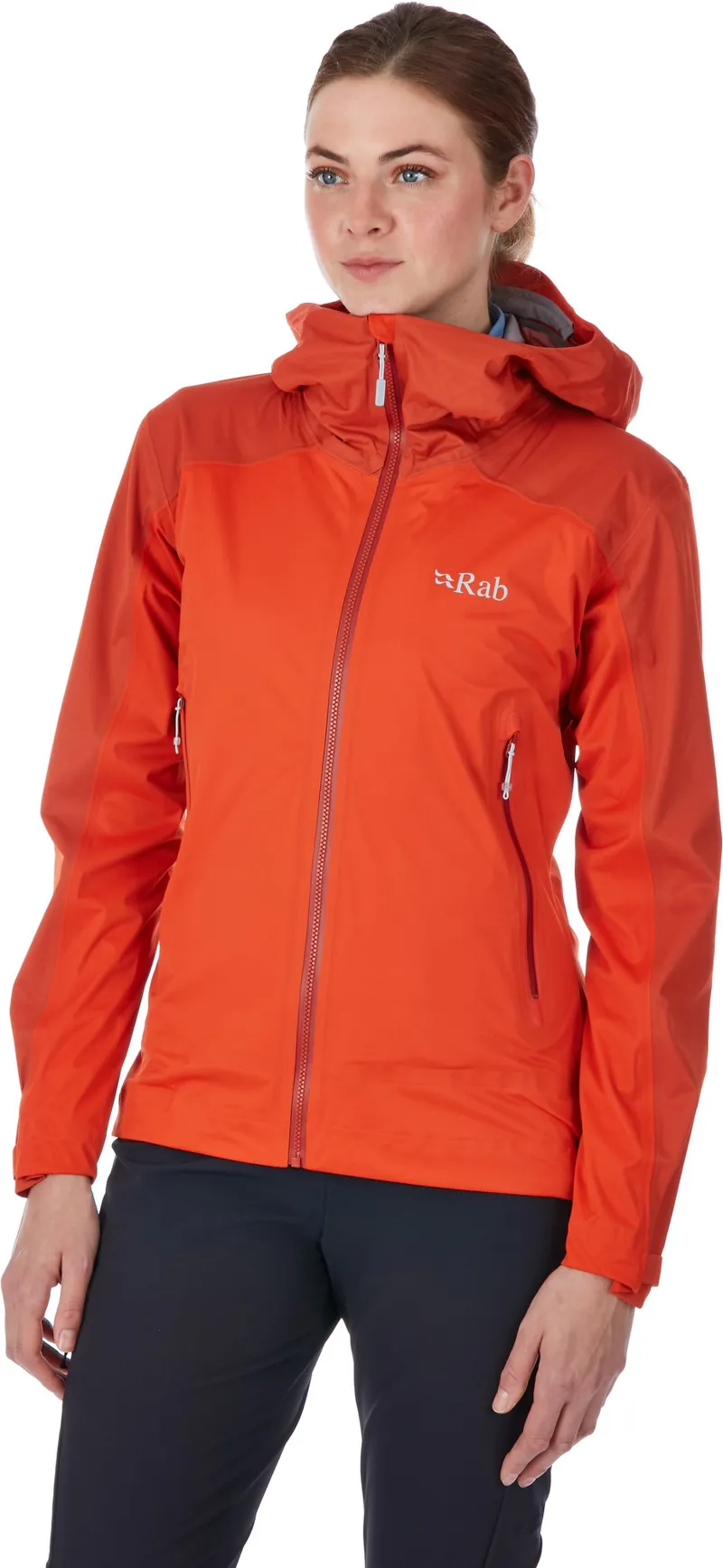 Rab Womens Kinetic Alpine Jacket - Firecracker-1